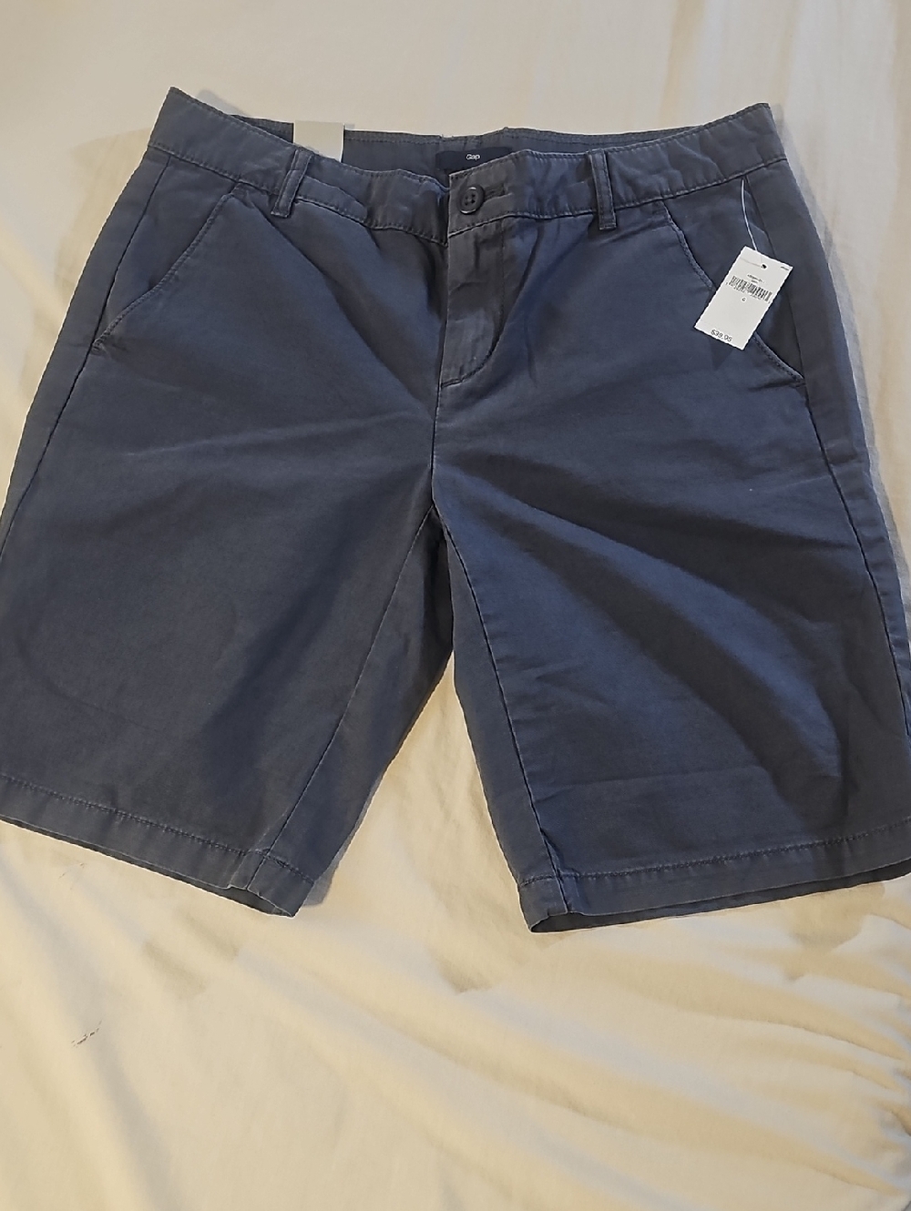 GAP Women's Size 0 Boyfriend Shorts in Slate Blue x